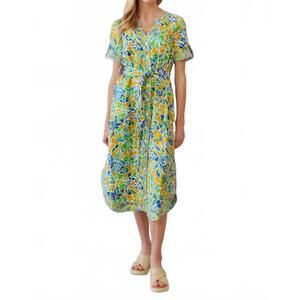 NEW GILNER FARRAR helena dress in ravenna print